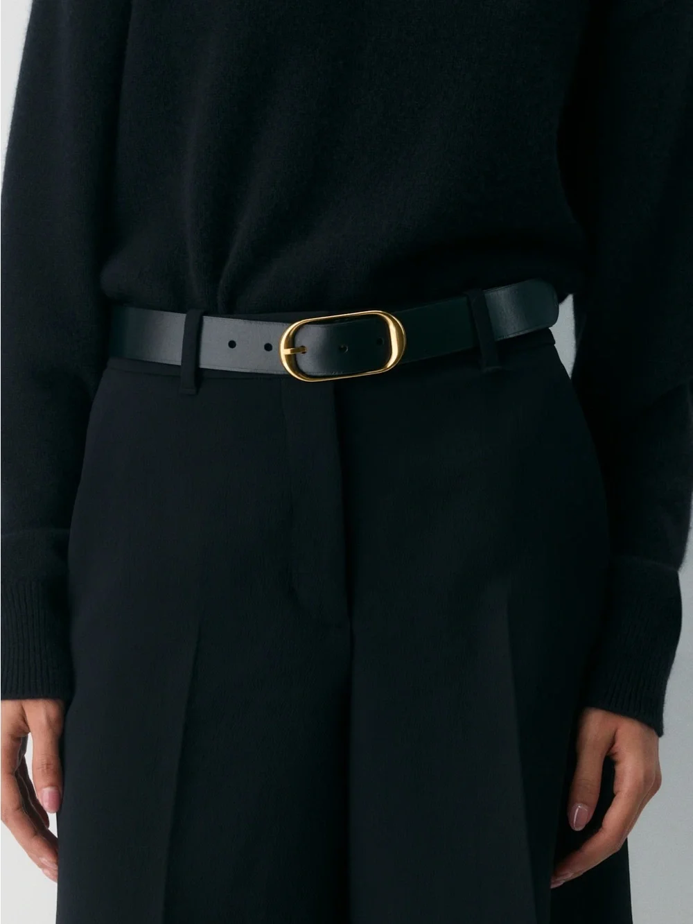Aritzia Halo Leather Belt - Sz Small